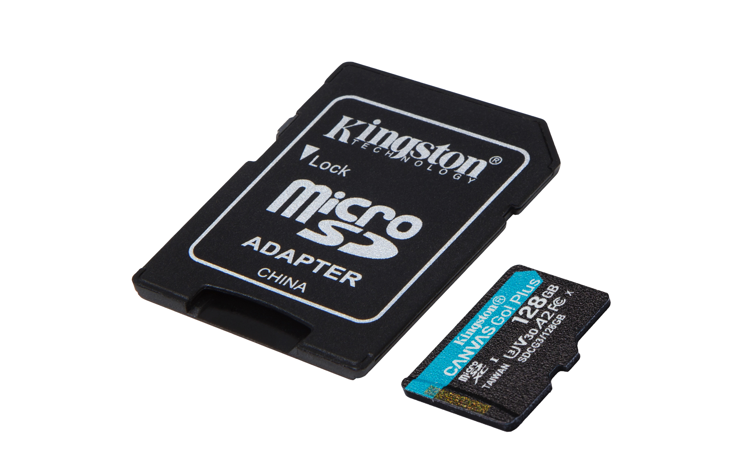 Kingston Canvas Go! Plus - Flash-Speicherkarte (microSDXC-an-SD-Adapter inbegriffen)