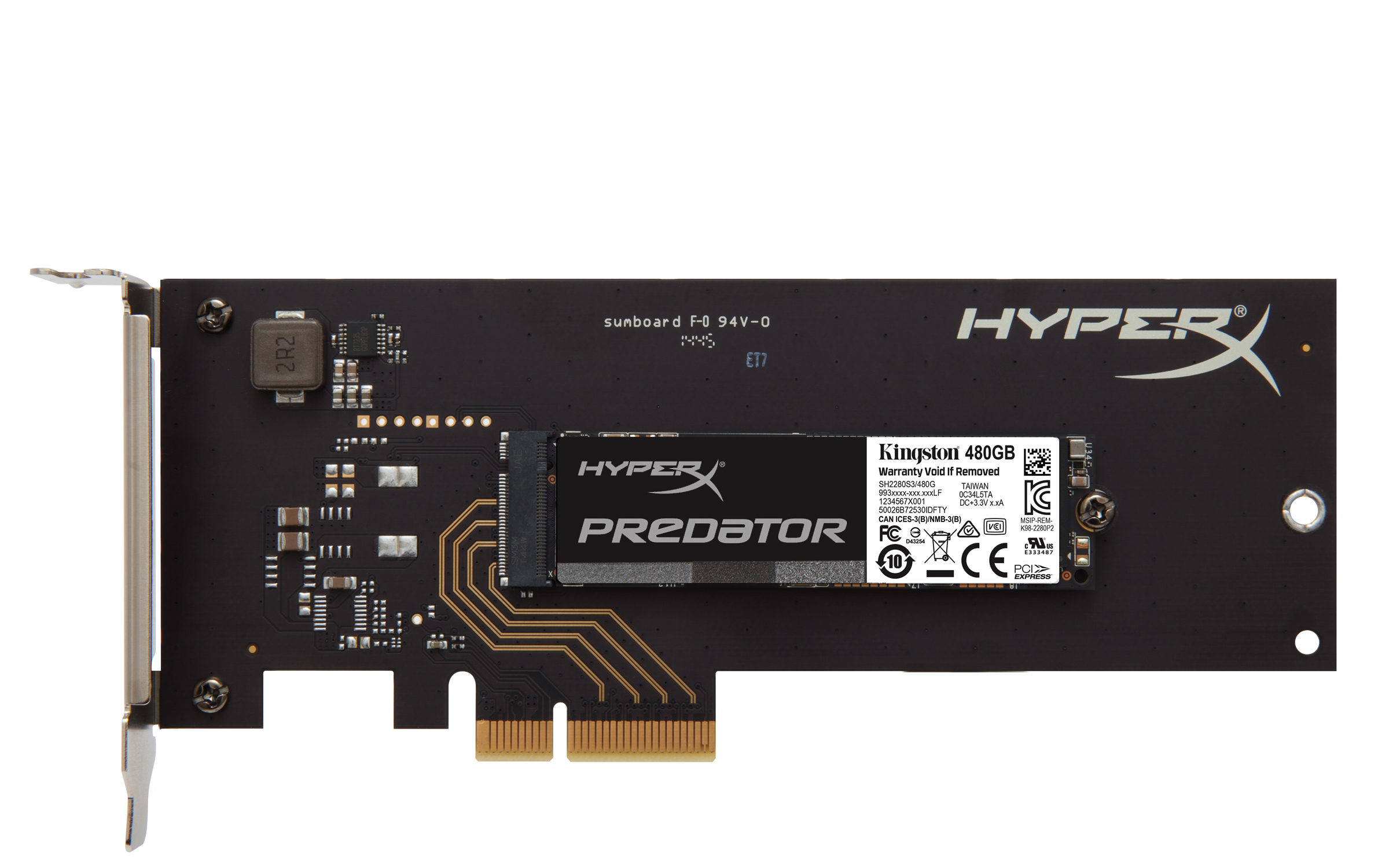 HyperX Predator - SSD - 480 GB - intern - M.2