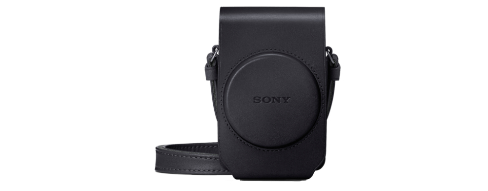 Sony LCS-RXG - Tasche für Kamera - Leder - Schwarz