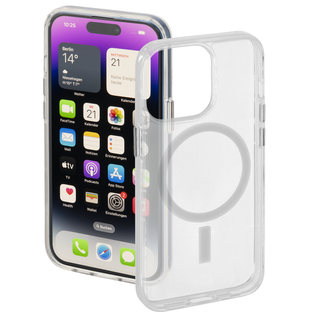 Hama 00215533, Cover, Apple, iPhone 14 Pro, 15,5 cm (6.1 Zoll), Transparent