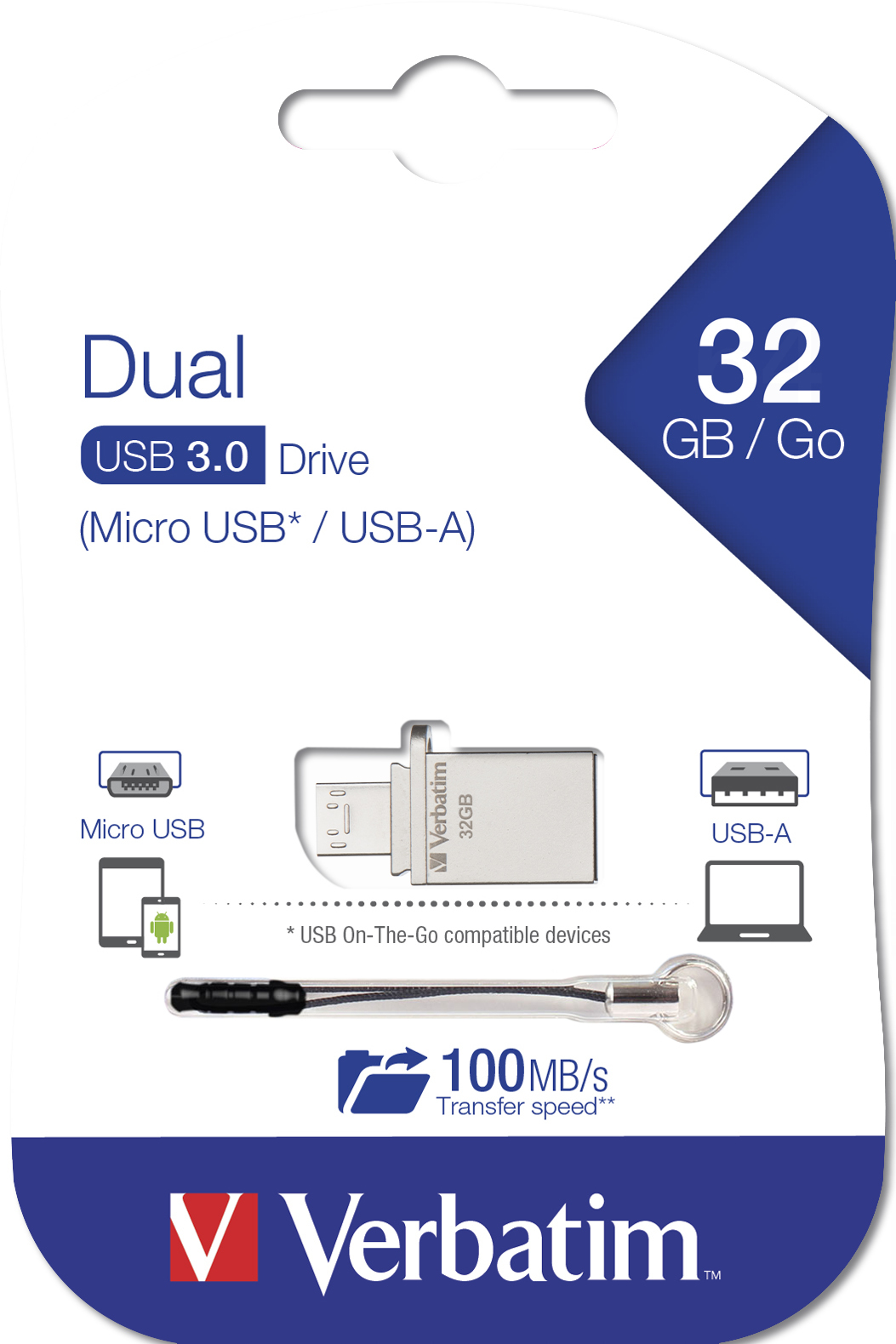 Verbatim Store 'n' Go OTG Micro Drive - USB-Flash-Laufwerk