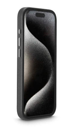 Hama Eco Premium, Cover, Apple, iPhone 15 Pro, 15,5 cm (6.1"), Schwarz
