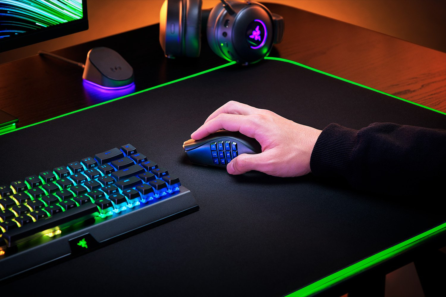 Razer Naga V2 Pro - Maus - MMO, HyperScroll Pro