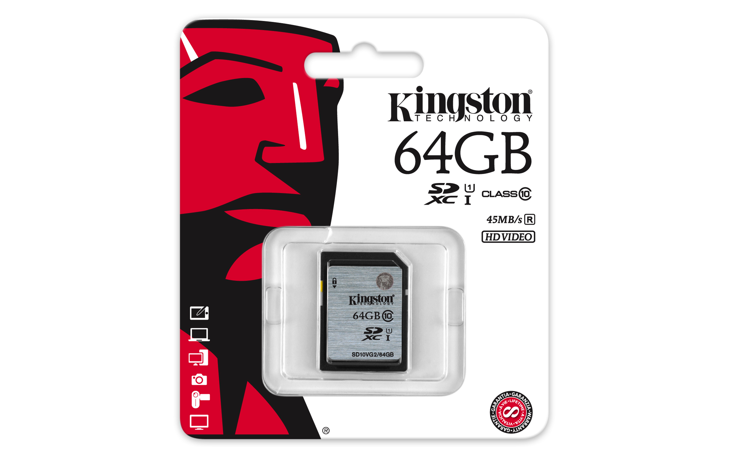 Kingston Flash-Speicherkarte - 64 GB