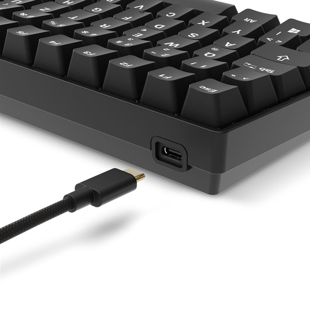 Sharkoon SGK50 S3, 75%, Kabelgebunden, USB, QWERTZ, RGB-LED, Schwarz