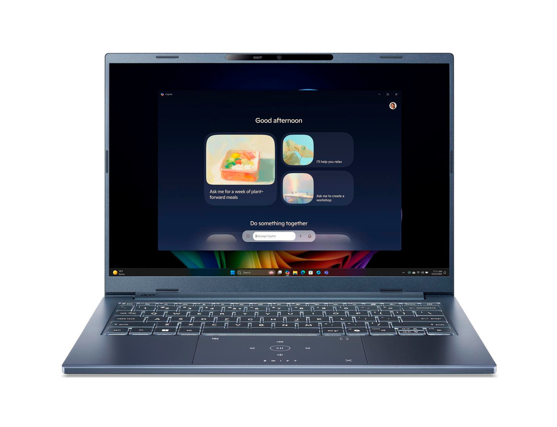 Acer Swift Go 14 AI SFG14-75 - Intel Core Ultra 7 256V / 2.2 GHz - Win 11 Home - Intel Arc Graphics
