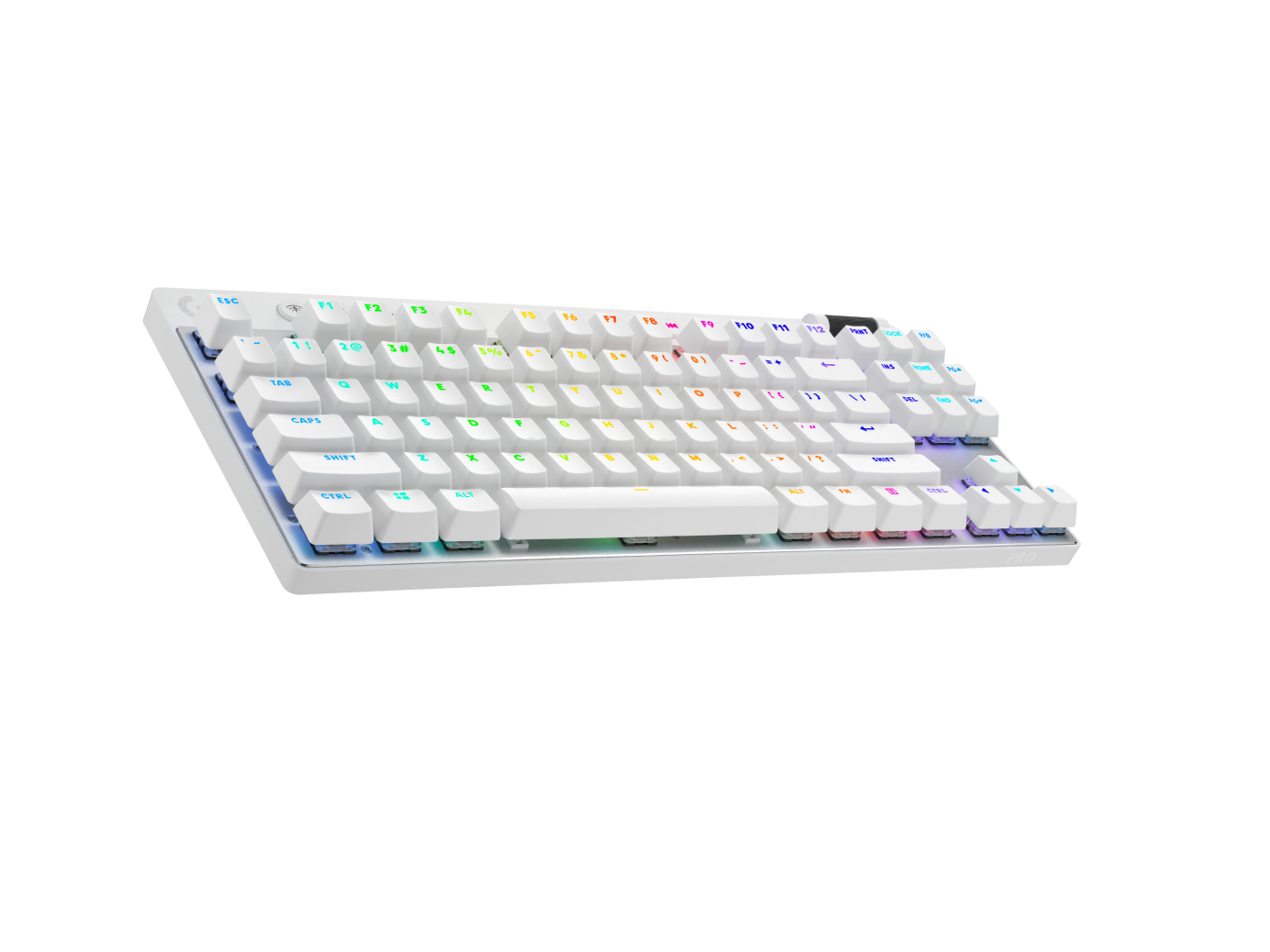 Logitech G PRO X TKL - Tastatur - hintergrundbeleuchtet - kabellos - 2.4 GHz, Bluetooth - QWERTY - N