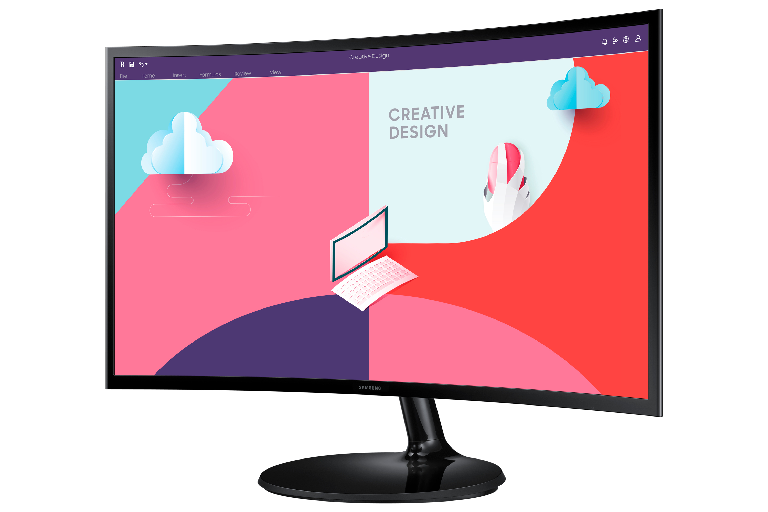 Samsung S36C Series S24C364EAU Curved-Monitor 61cm (24") Full HD, VA, 4ms, HDMI, VGA