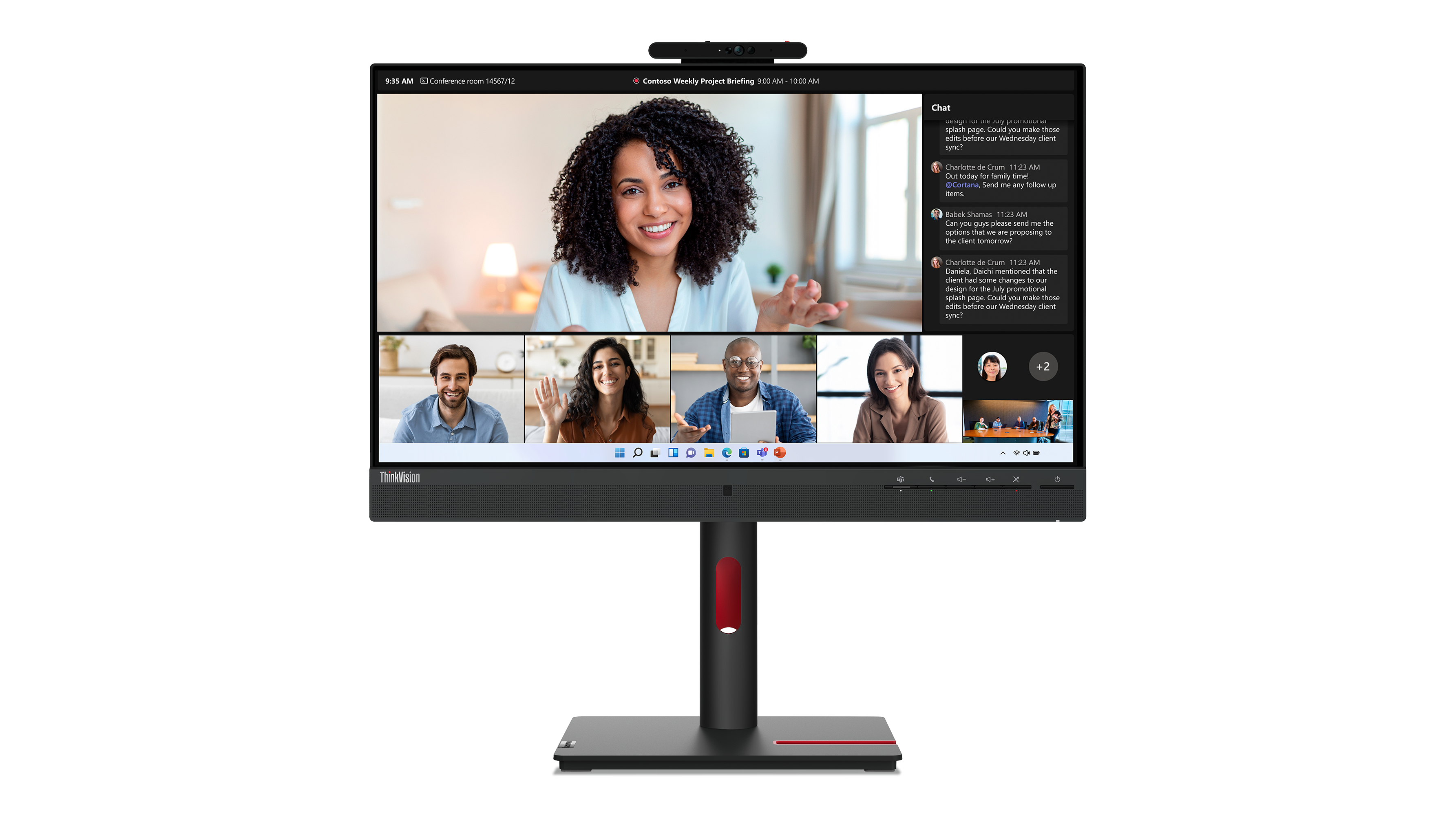 Lenovo ThinkVision T24mv-30 - LED-Monitor - 61 cm (24")