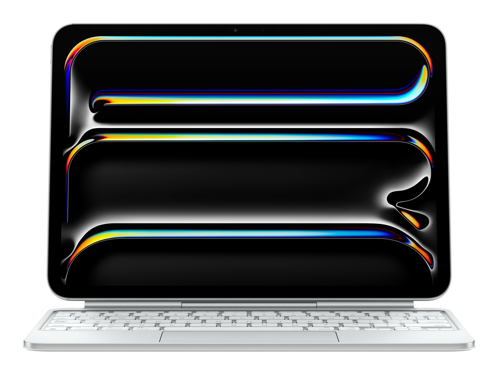 Apple Magic Keyboard - Tastatur und Foliohülle - mit Trackpad - hinterleuchtet - Apple Smart connect
