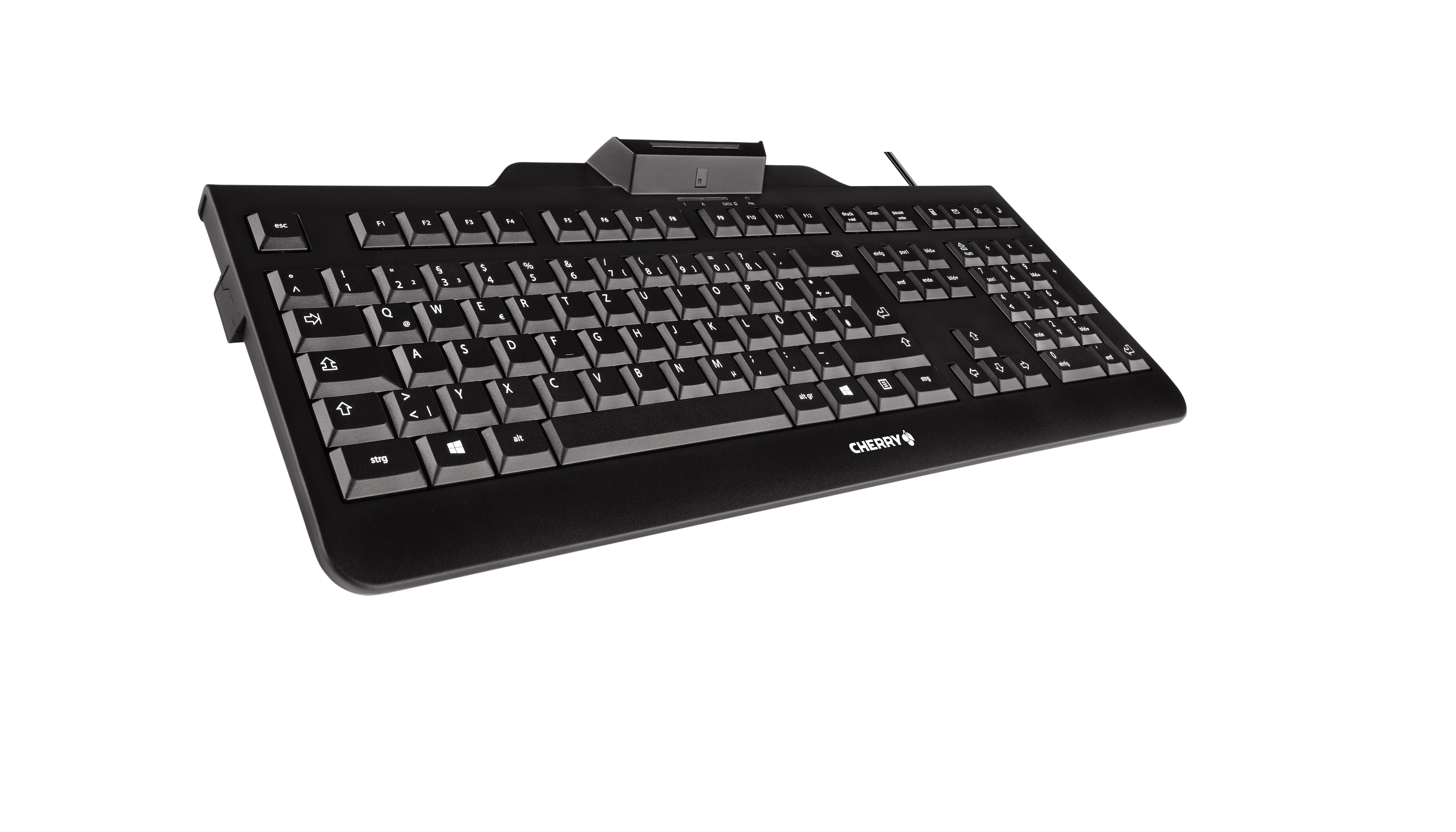 Cherry KC 1000 SC - Tastatur - USB - USA - Tastenschalter: