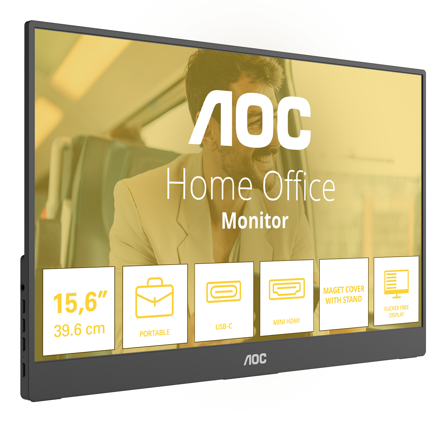 AOC Style-line 16T20E2 - T20 Series - LED-Monitor - 40.6 cm (16")