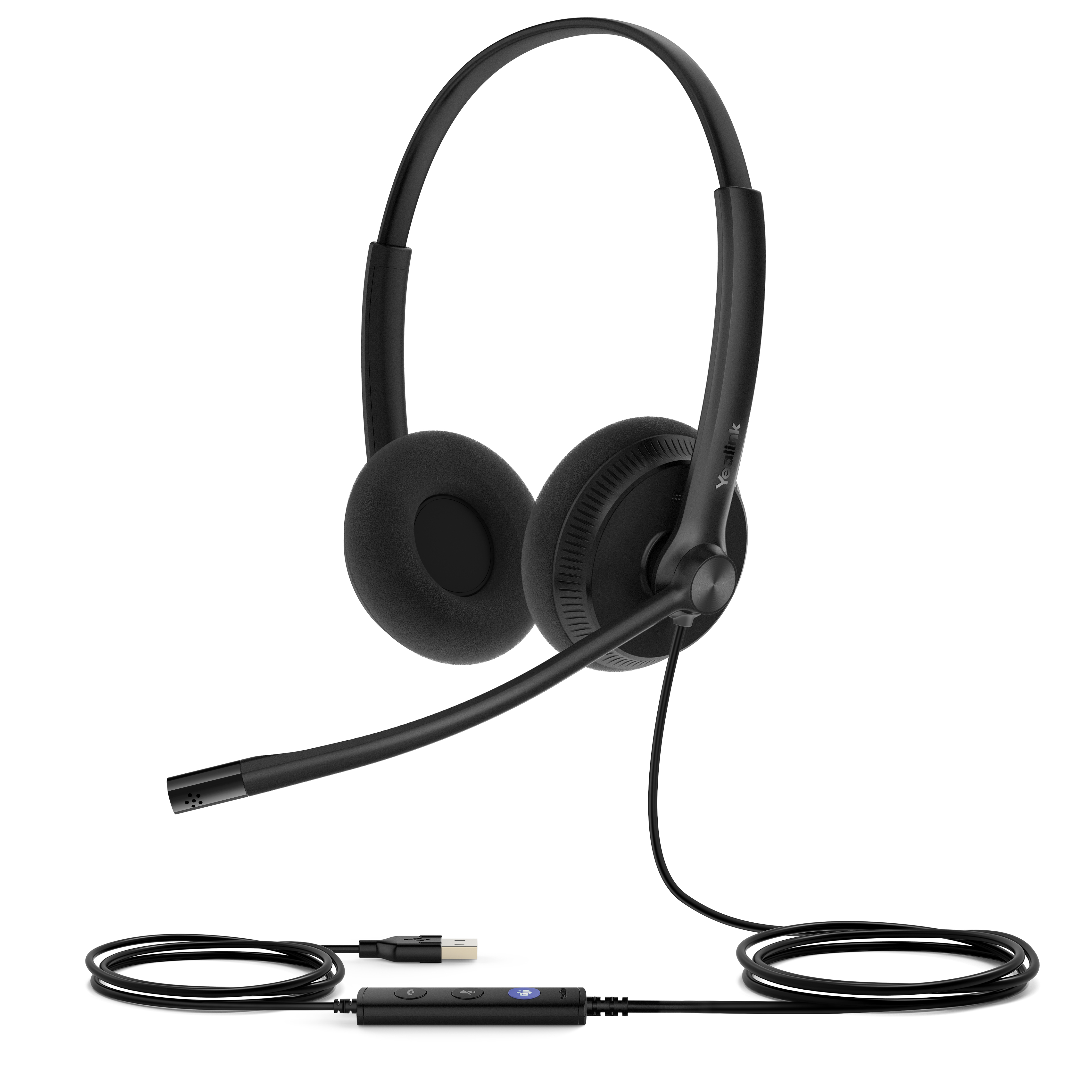Yealink UH34 Lite Dual Teams Headset, Kabelgebunden, 20 - 20000 Hz, Büro/Callcenter, 110 g, Kopfhöre