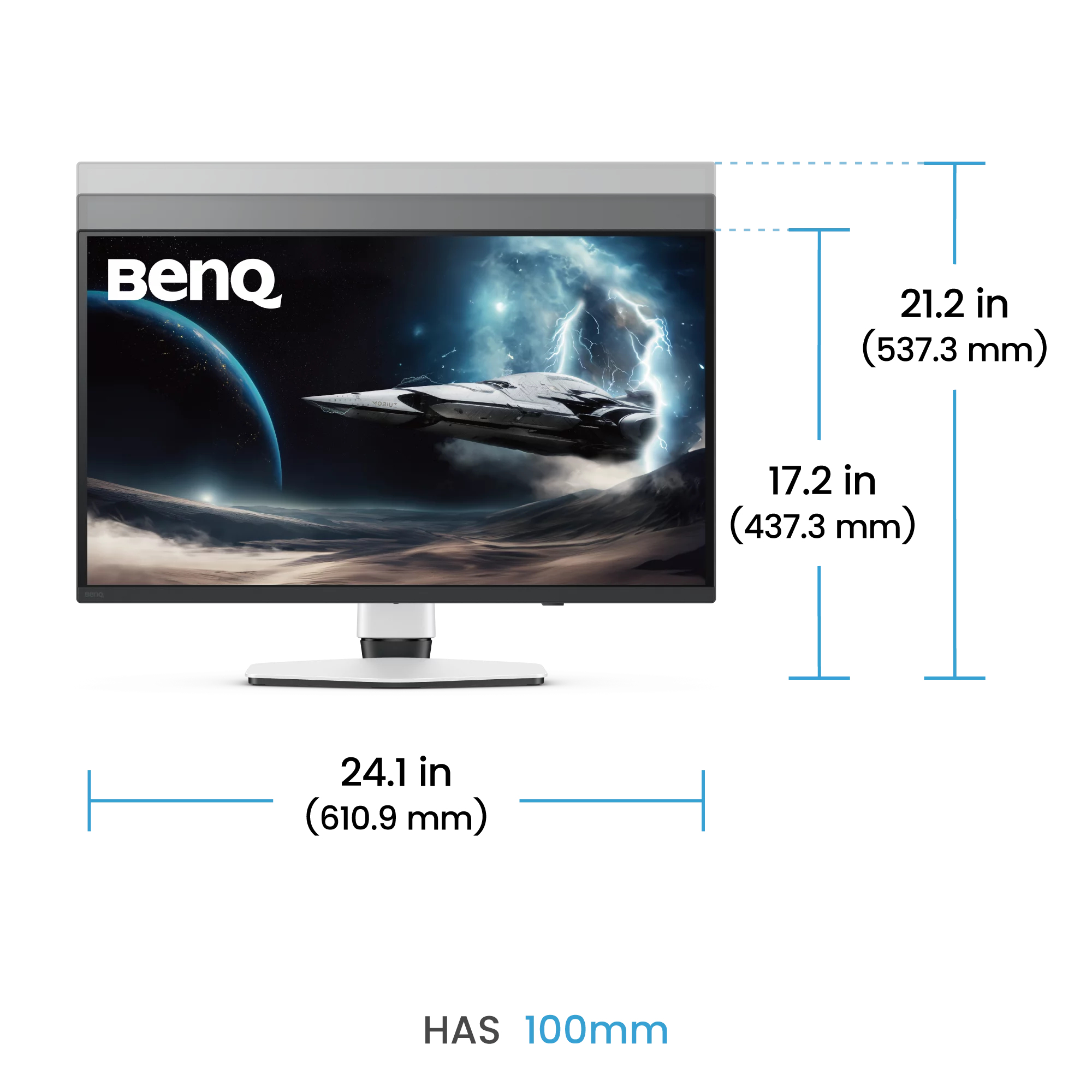 BenQ Mobiuz EX271QZ - OLED-Monitor - Gaming - 68.6 cm (27")