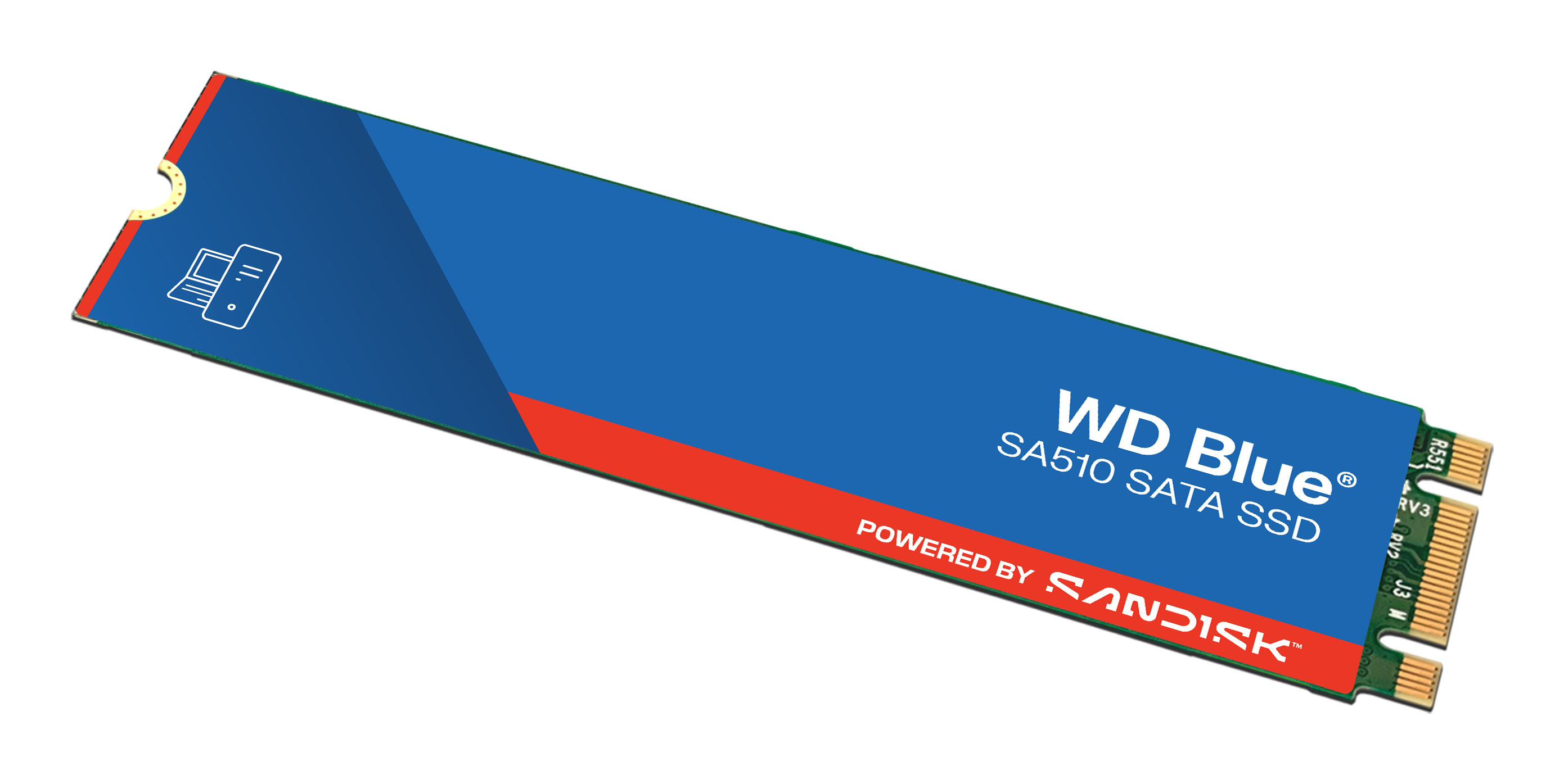 Western Digital WD Blue SA510 SSD 1TB, M.2 2280 / B-M-Key / SATA 6Gb/s