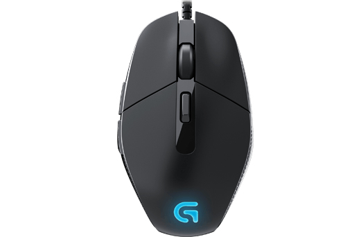Logitech G G302, Beidhändig, USB Typ-A, 4000 DPI, Schwarz