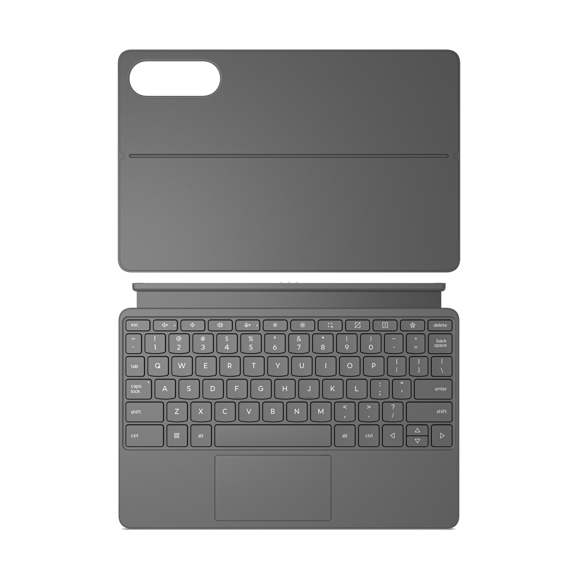Lenovo Keyboard Pack - Tastatur und Foliohülle (Cover hinten)