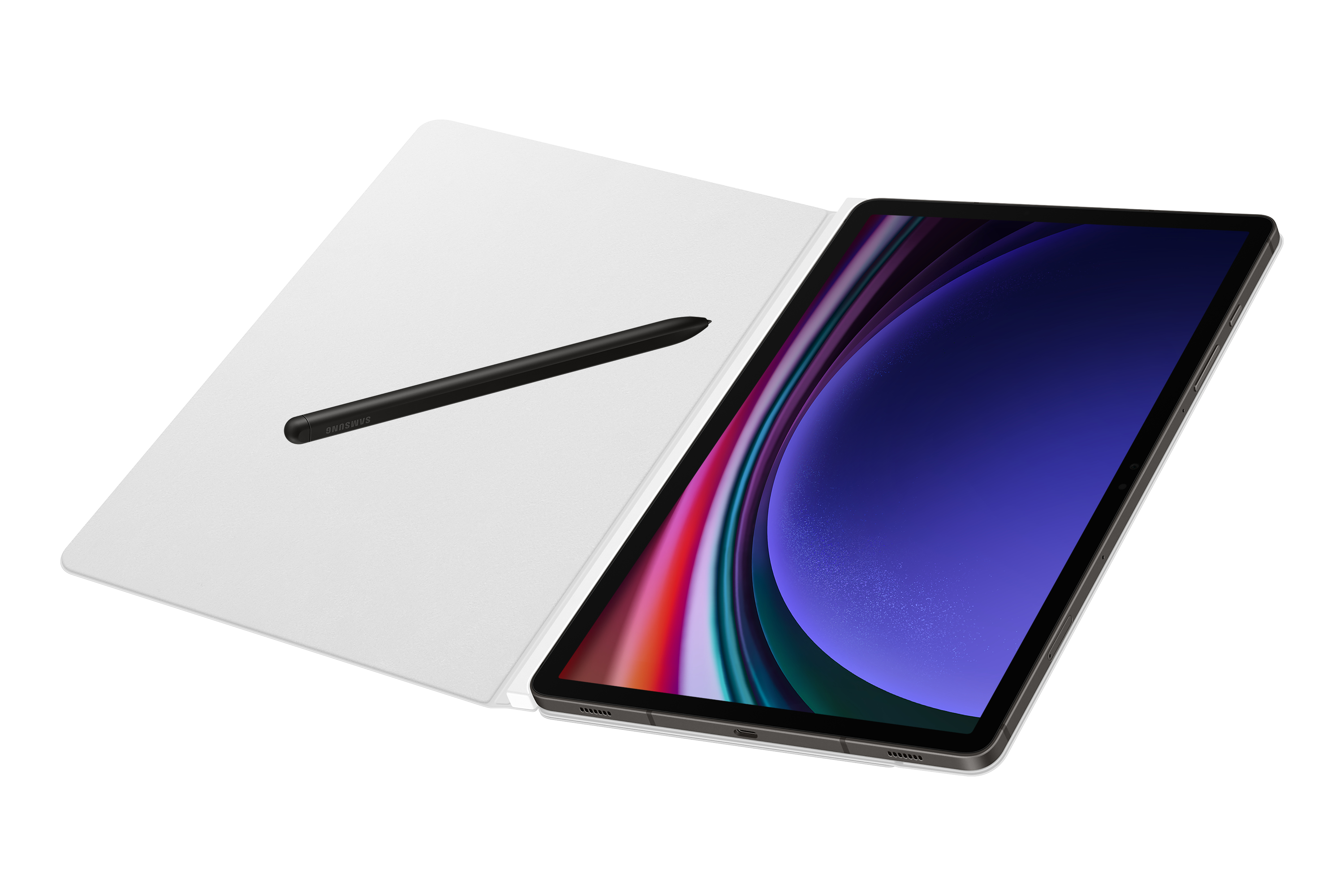 Samsung EF-BX710 - Flip-Hülle für Tablet - weiß