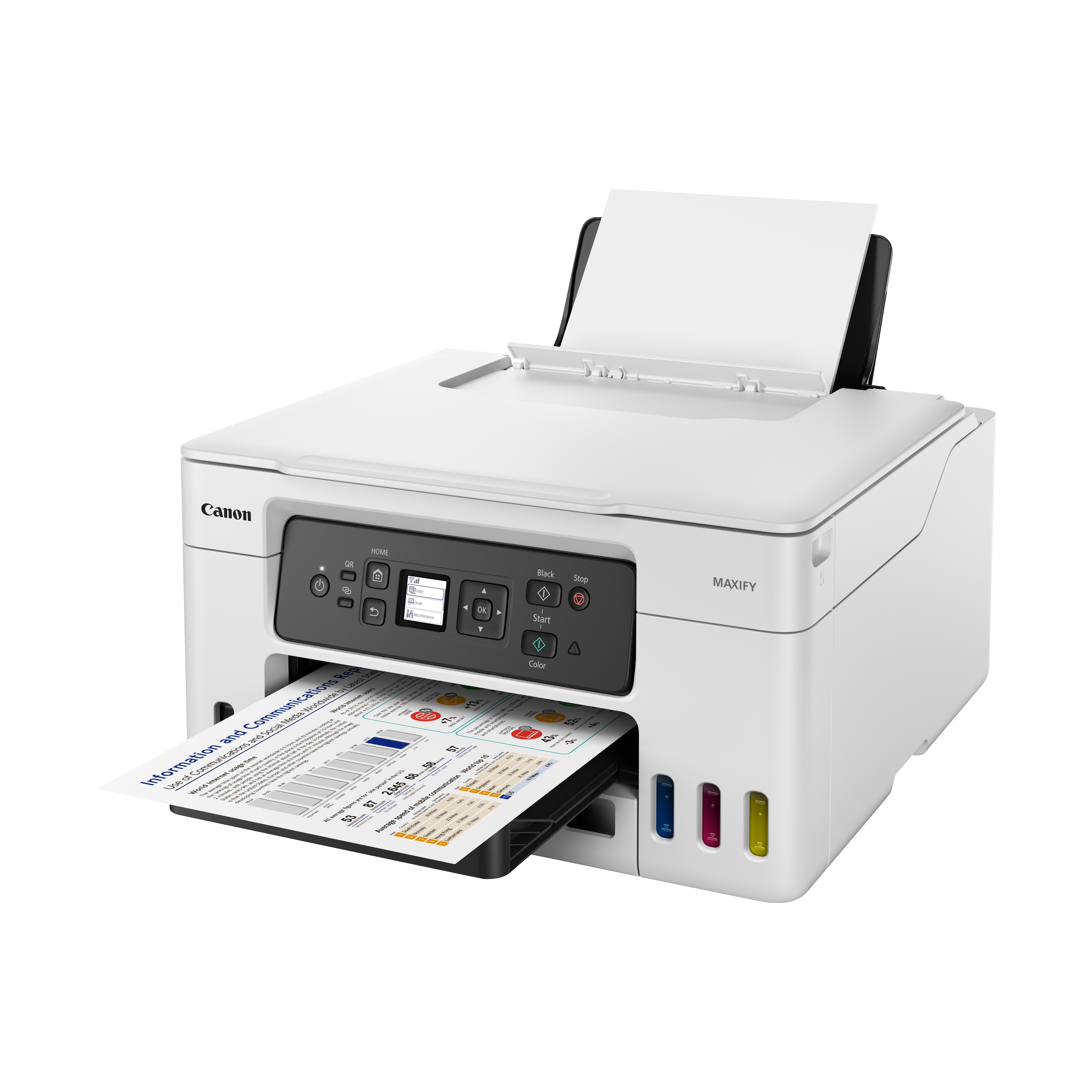 Canon MAXIFY GX3050 - Multifunktionsdrucker - Farbe - Tintenstrahl - wiederbefüllbar - Legal (216 x