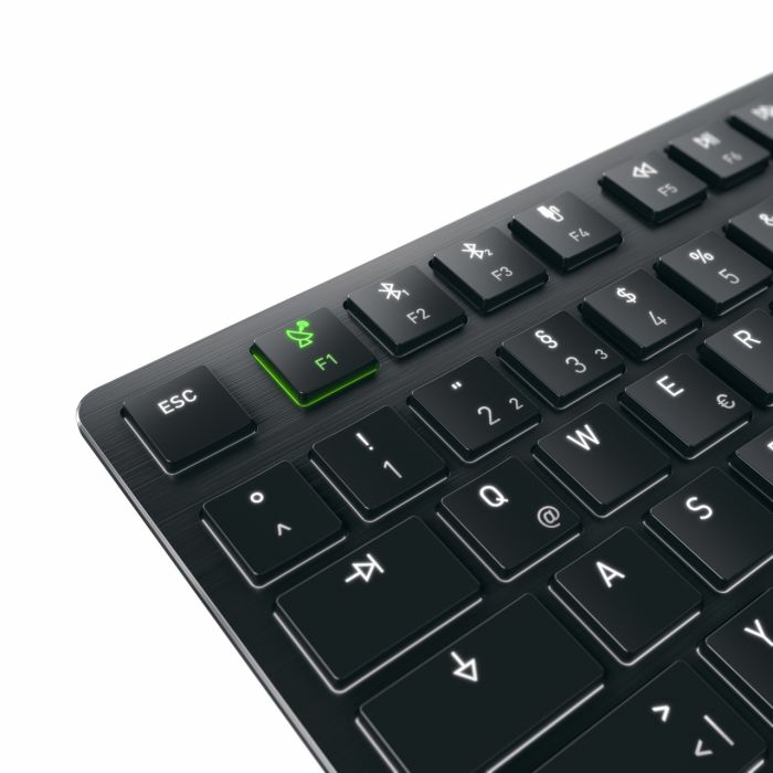 Cherry KW X ULP + McAfee Bundle, Verkabelt & Kabellos, USB + RF Wireless + Bluetooth, Mechanischer S