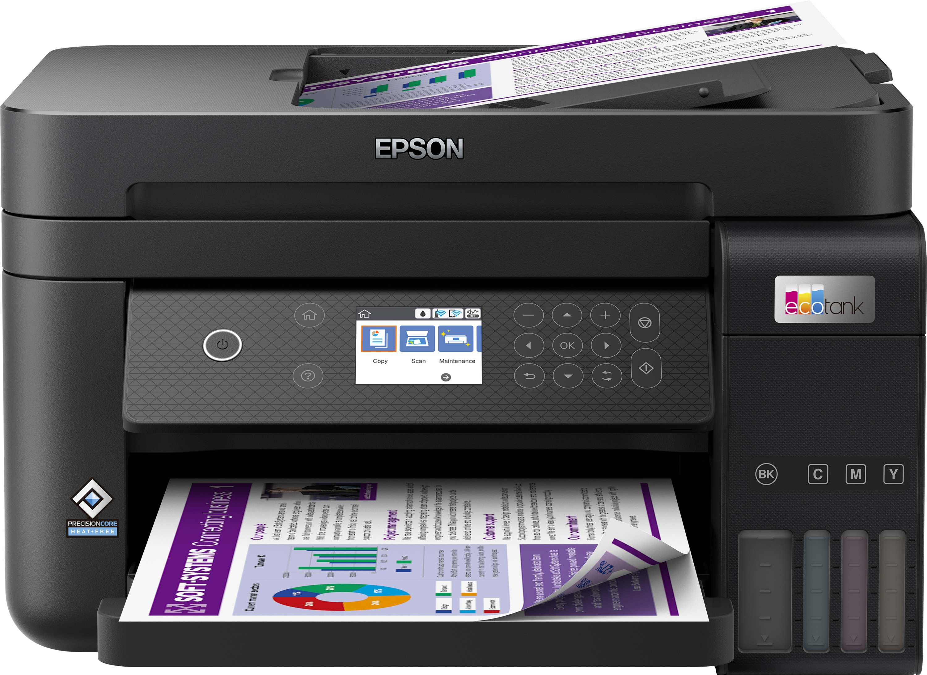 Epson EcoTank ET-3850 - Multifunktionsdrucker - Farbe - Tintenstrahl - A4/Legal (Medien)