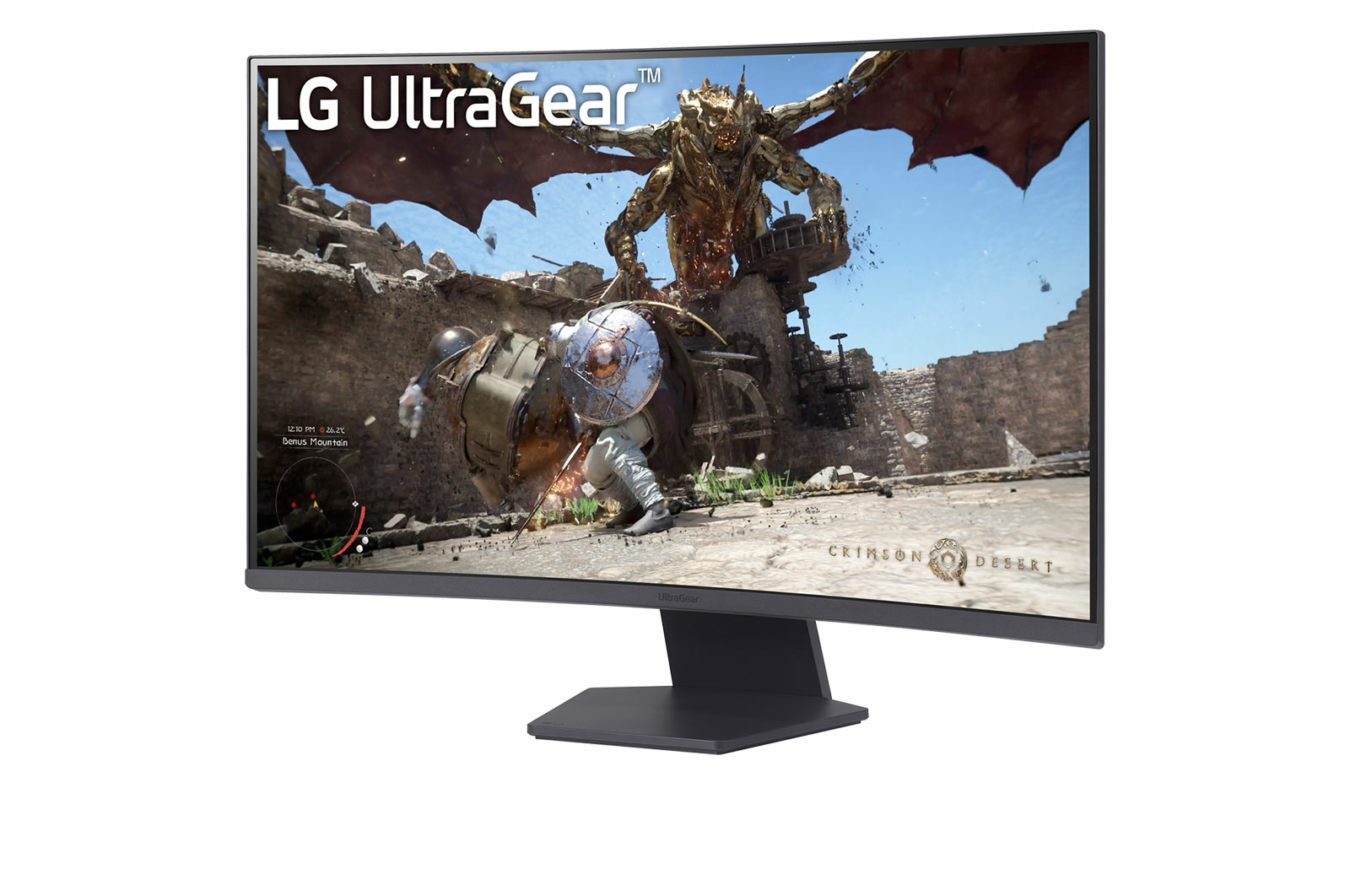 LG UltraGear 32GS60QC-B - LED-Monitor - Gaming - gebogen - 80 cm (32")