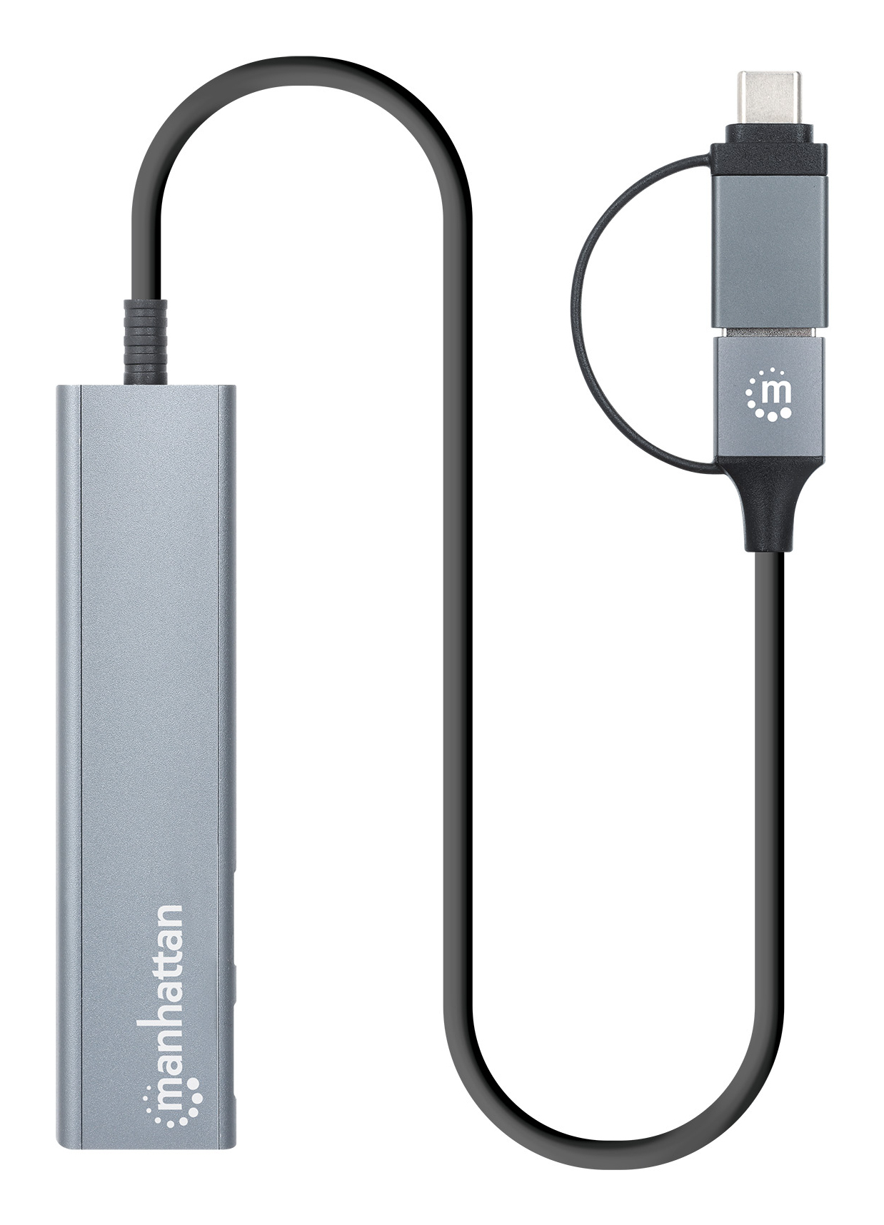 Manhattan 181075, USB 3.2 Gen 1 (3.1 Gen 1) Type-A + Type-C, USB 3.2 Gen 1 (3.1 Gen 1) Type-A, USB 3