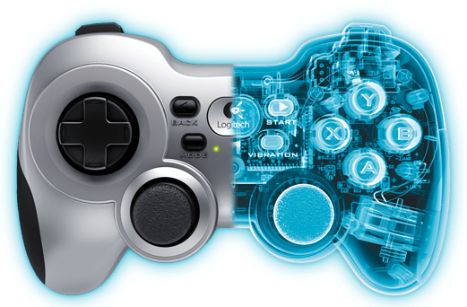 Logitech Wireless Gamepad F710 - Game Pad - 10