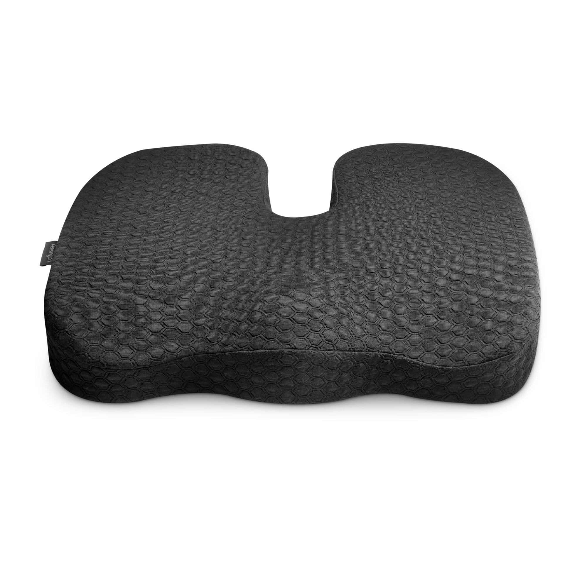 Kensington Premium-Sitzkissen mit Kühlgel, Sitzkissen, Memory-Schaum, Stuhl, Schwarz, Monochromatisc