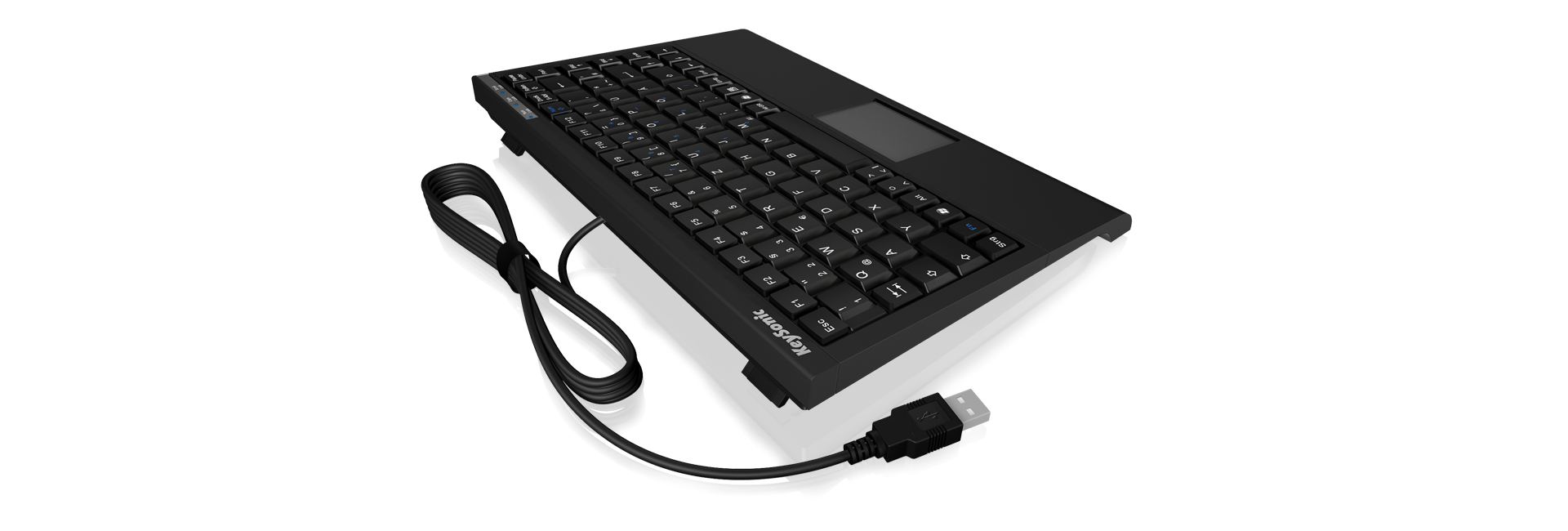 KeySonic ACK-540U+ - Tastatur - mit Touchpad