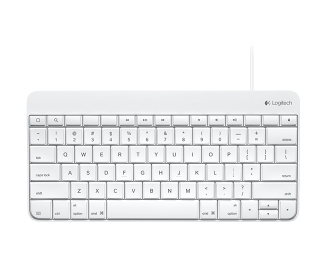 Logitech , Apple, iPad (4th gen), iPad mini, Weiß, 0,4 m, Kabelgebunden, USB