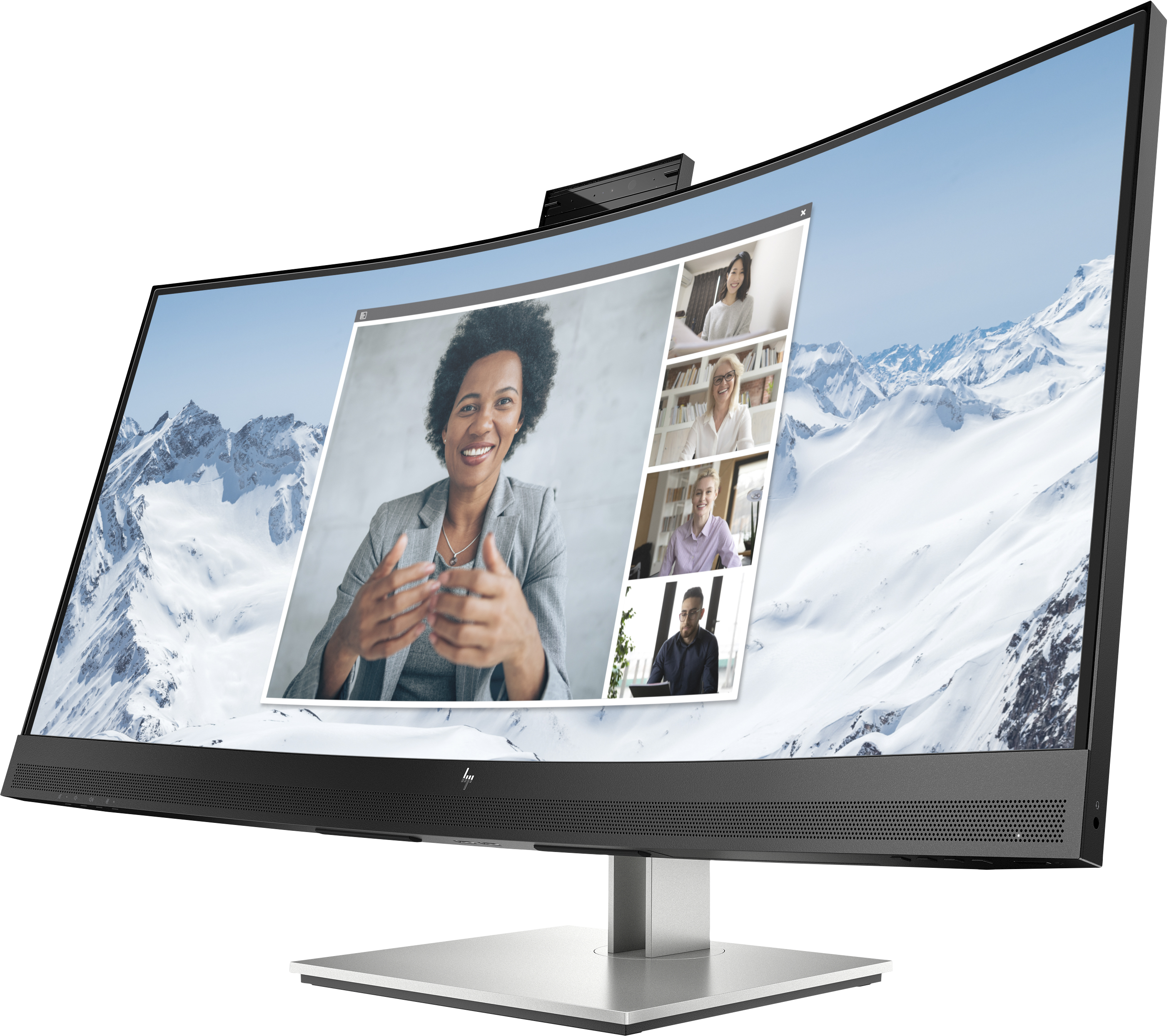 HP E34m G4 Conferencing Monitor - E-Series - LED-Monitor - gebogen - 86 cm (34")