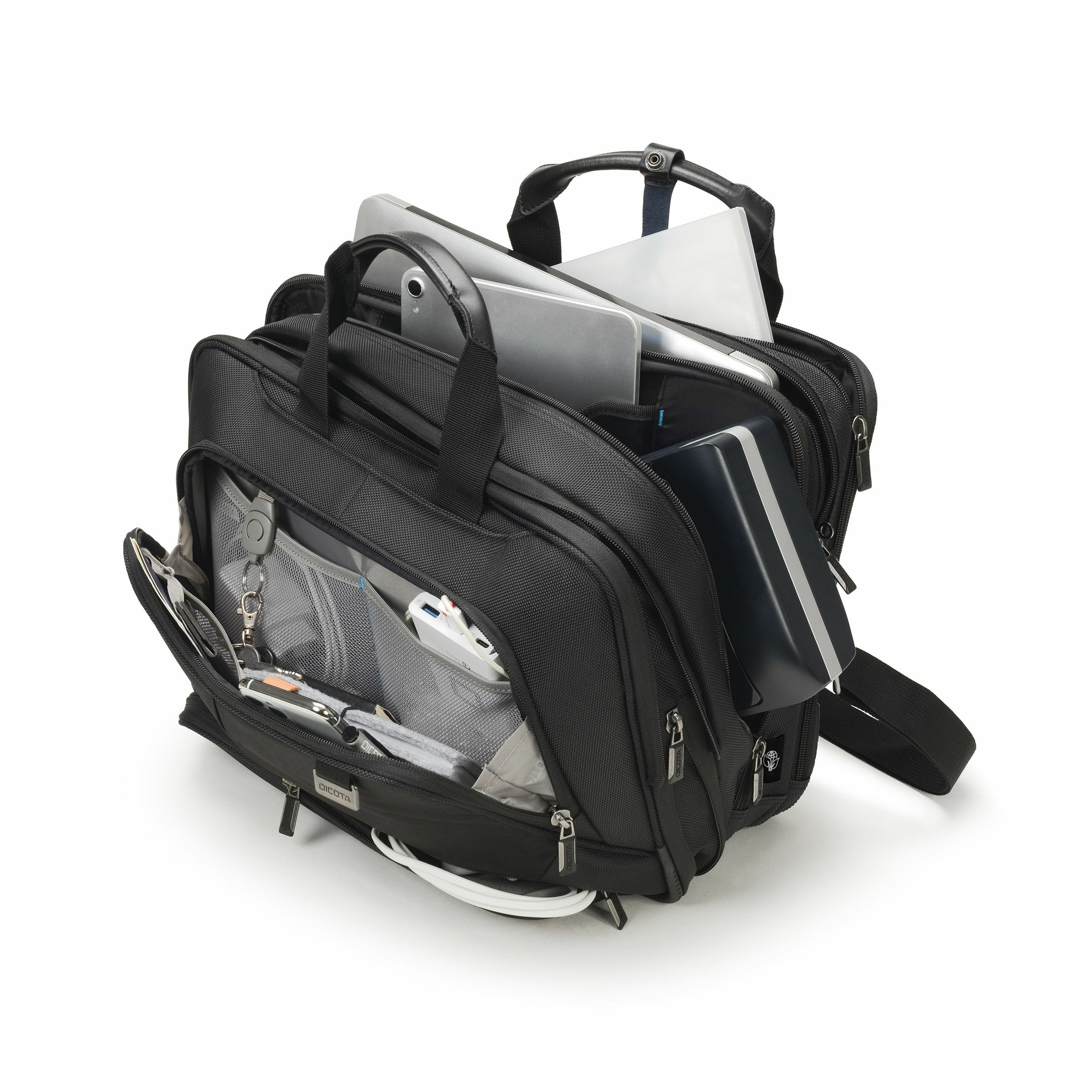 Dicota Twin PRO, Toploader-Tasche, 39,6 cm (15.6"), Ausziehbar, 1,52 kg
