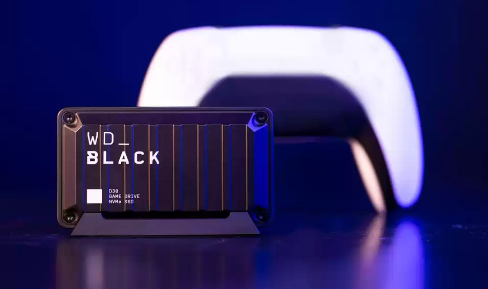 Western Digital WD_BLACK D30 Game Drive SSD 1TB, USB-C 3.1