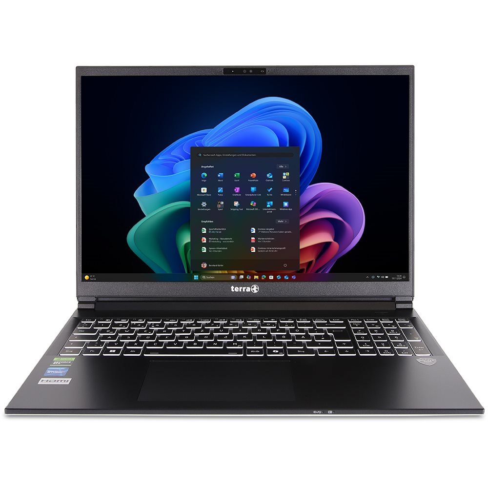 TERRA Mobile ELITE 3A - AMD Ryzen AI 7 350 / 2 GHz - Win 11 Home - GeForce RTX 5060 - 32 GB RAM - 1