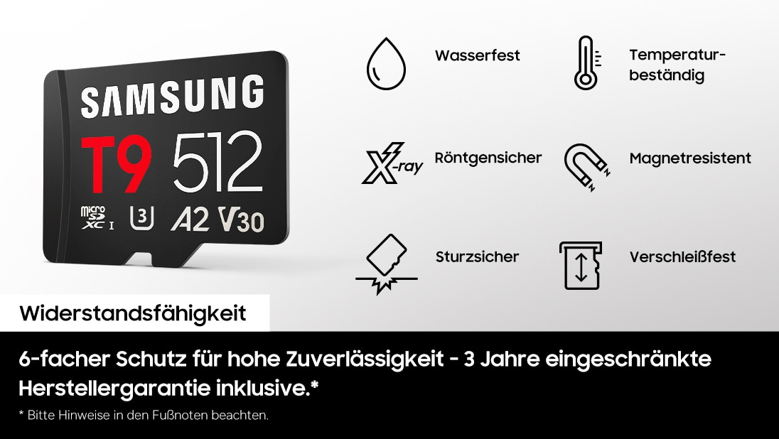 Samsung T9 MB-MH512T - Flash-Speicherkarte