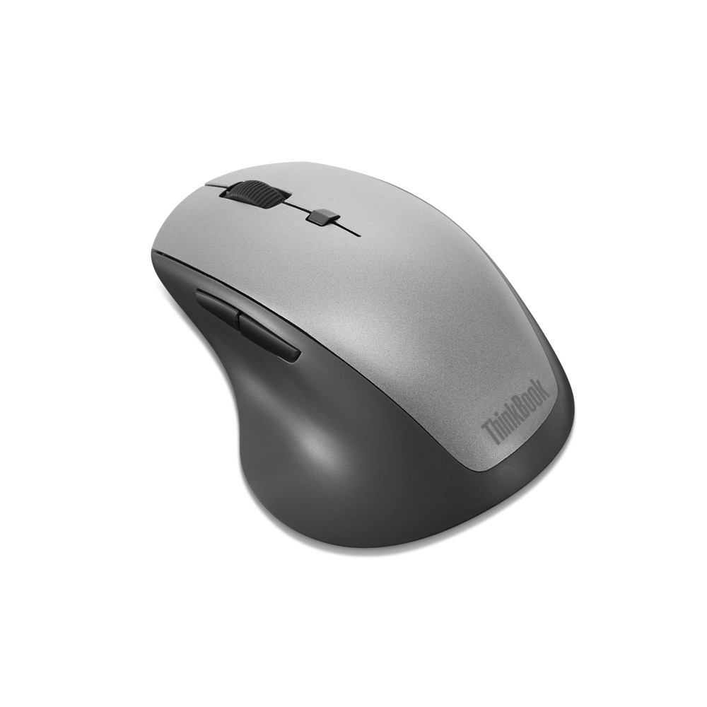 Lenovo 4Y50V81591, rechts, Optisch, RF Wireless, 2400 DPI, Schwarz, Grau