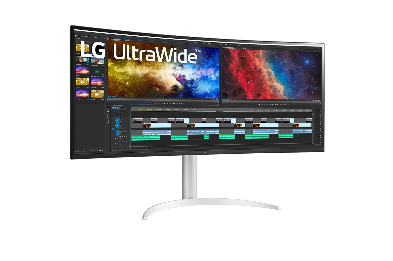 LG UltraWide 38BQ85C-W - LED-Monitor - gebogen - 95 cm (38")