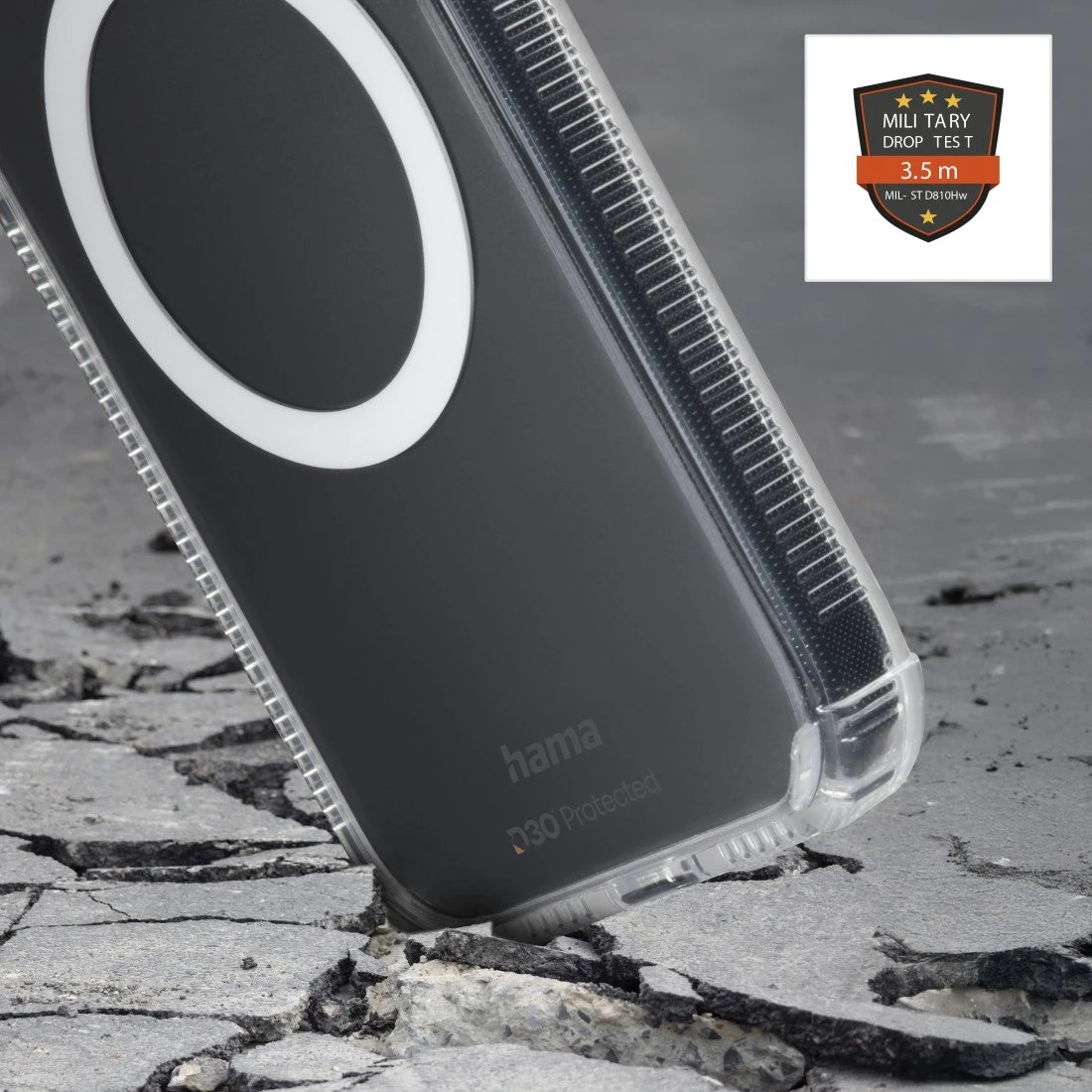 Hama Extreme Protect, Cover, Samsung, Galaxy S26 Ultra, 17,5 cm (6.9"), Transparent
