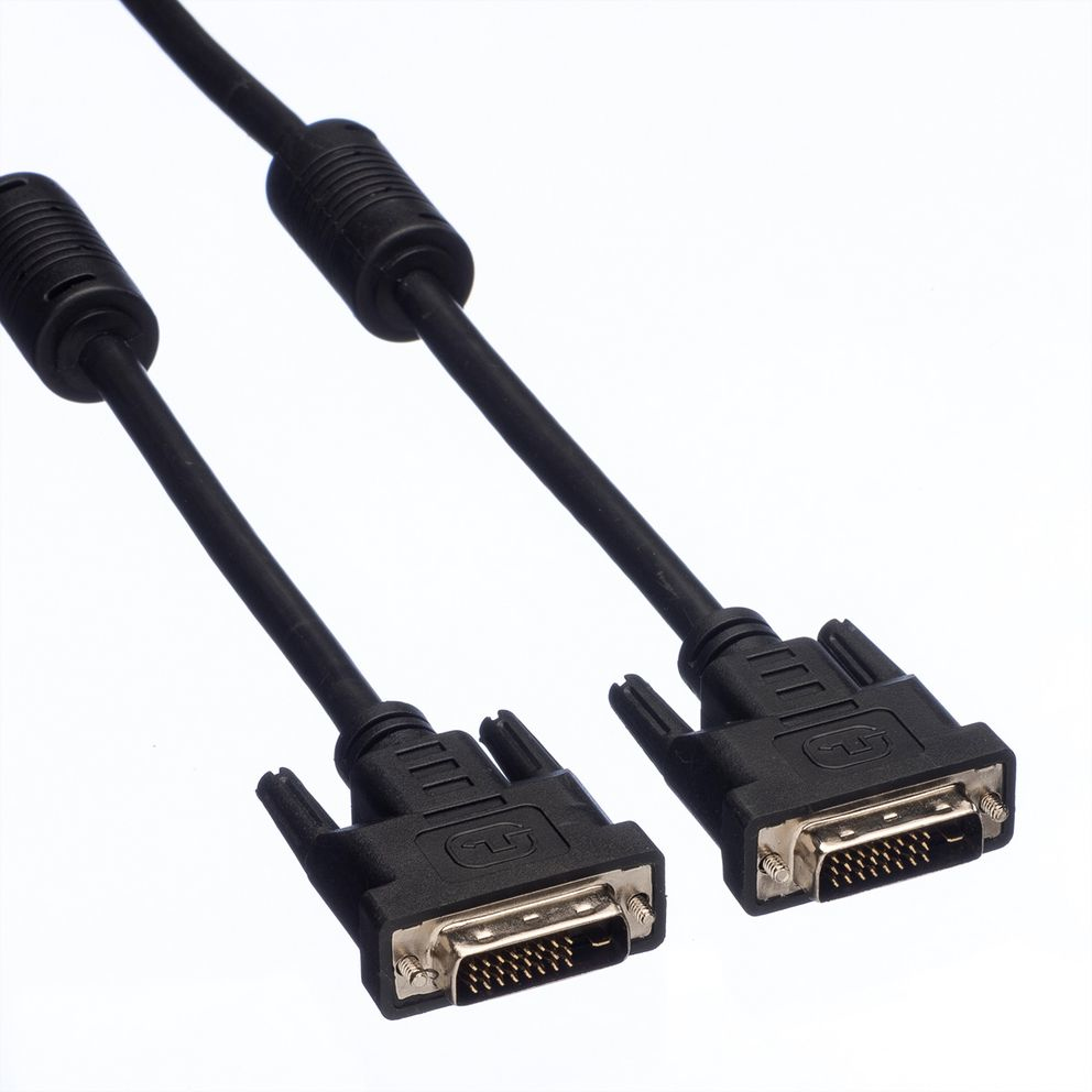 DVI Kabel, DVI ST-ST, (24+1) dual link, 5,0 m
