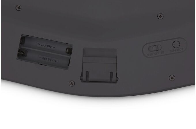 Kensington ProFit Ergo, Volle Größe (100%), Kabellos, RF Wireless + Bluetooth, QZERTY, Schwarz, Maus