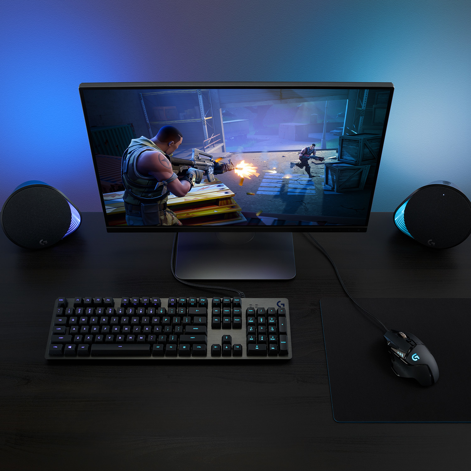 Logitech G G512 CARBON LIGHTSYNC RGB Mechanical Gaming Keyboard with GX Brown switches, Kabelgebunde