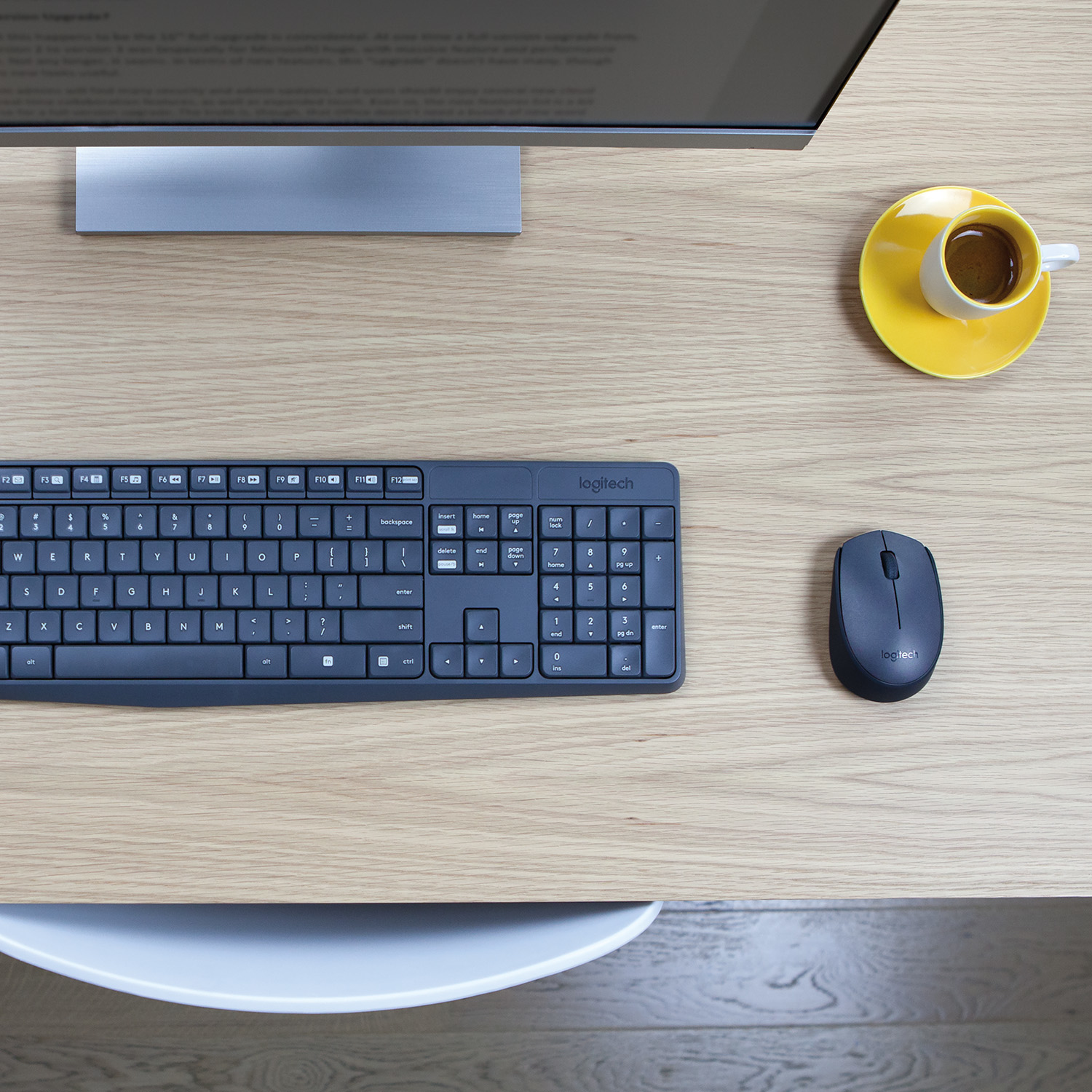 Logitech MK235 - Tastatur-und-Maus-Set - kabellos
