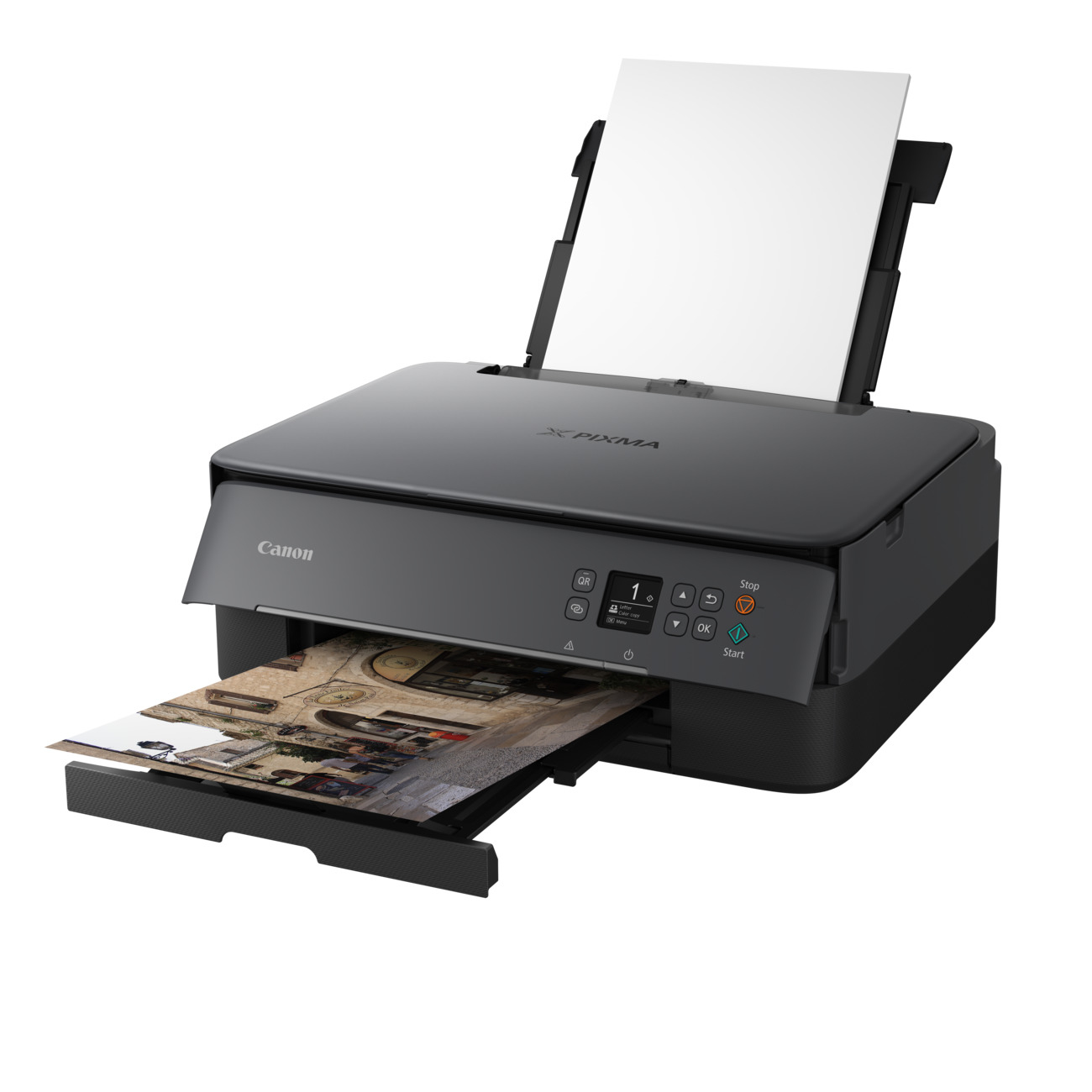 Canon PIXMA TS5350a - Schwarz, Tintenstrahl, Farbdruck, 4800 x 1200 DPI, A4, Direktdruck, Schwarz