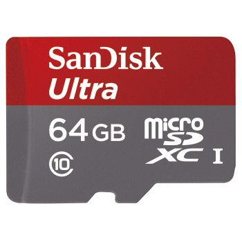 SanDisk Ultra - Flash-Speicherkarte (microSDXC-an-SD-Adapter