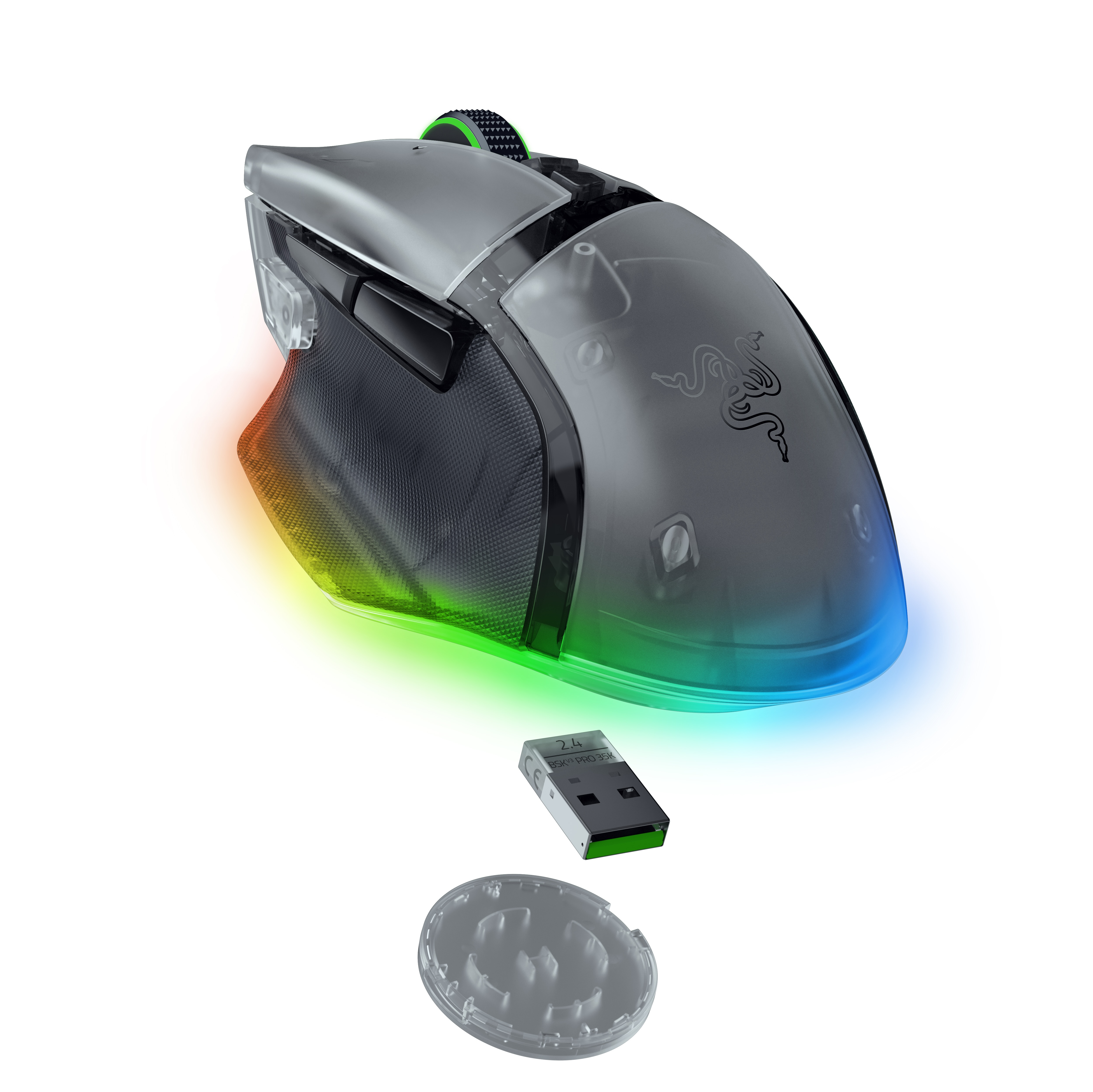 Razer Basilisk V3 pro 35K - Phantom White Edition
