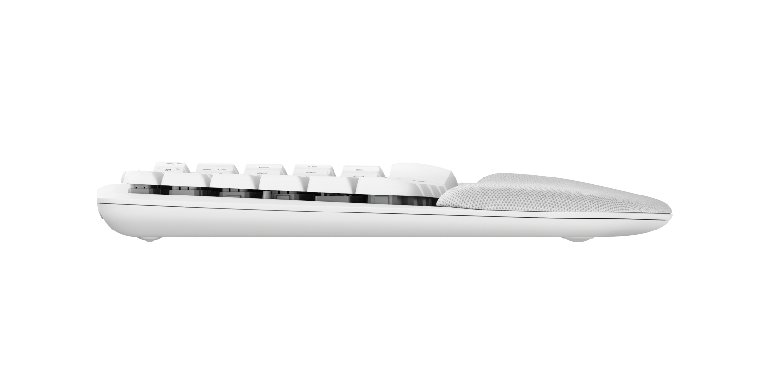 Logitech Wave Keys for Mac, Grauweiß, Logi Bolt, USB/Bluetooth, DE