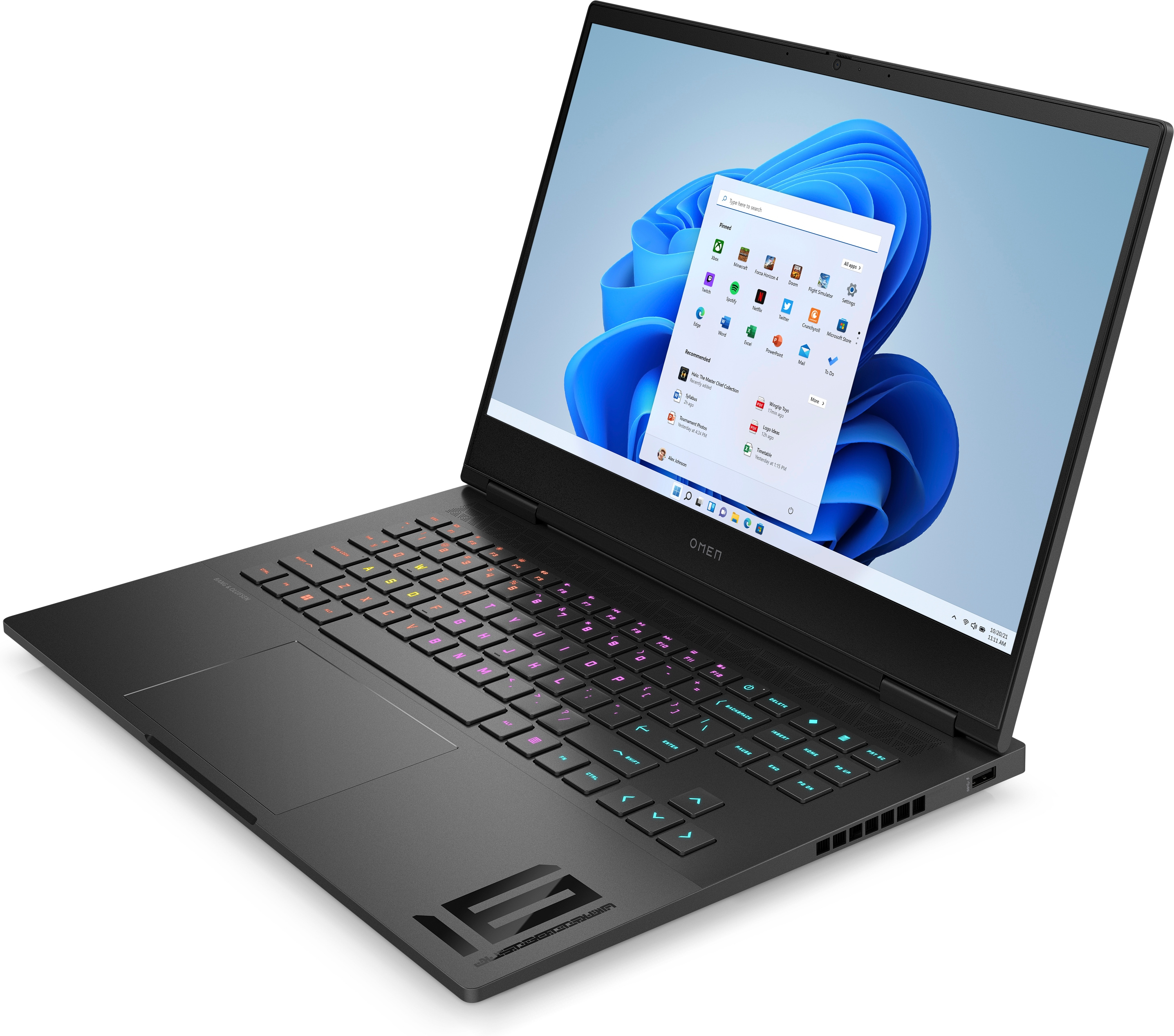 HP OMEN by HP 16-xf0077ng, AMD Ryzen? 7, 3,8 GHz, 40,9 cm (16.1"), 1920 x 1080 Pixel, 16 GB, 1 TB