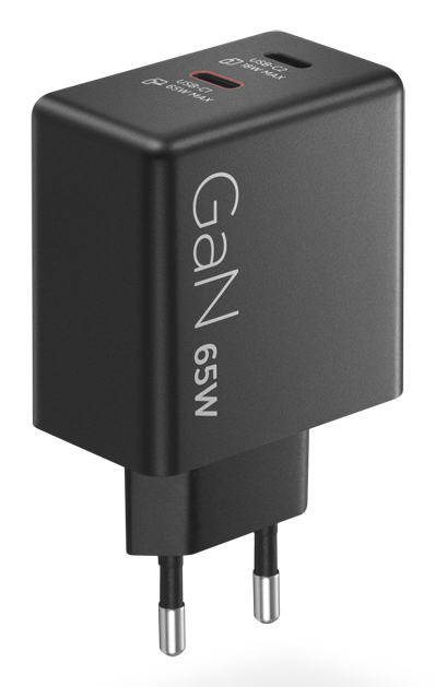Lenovo Dual USB-C 65W GaN Charger Black
