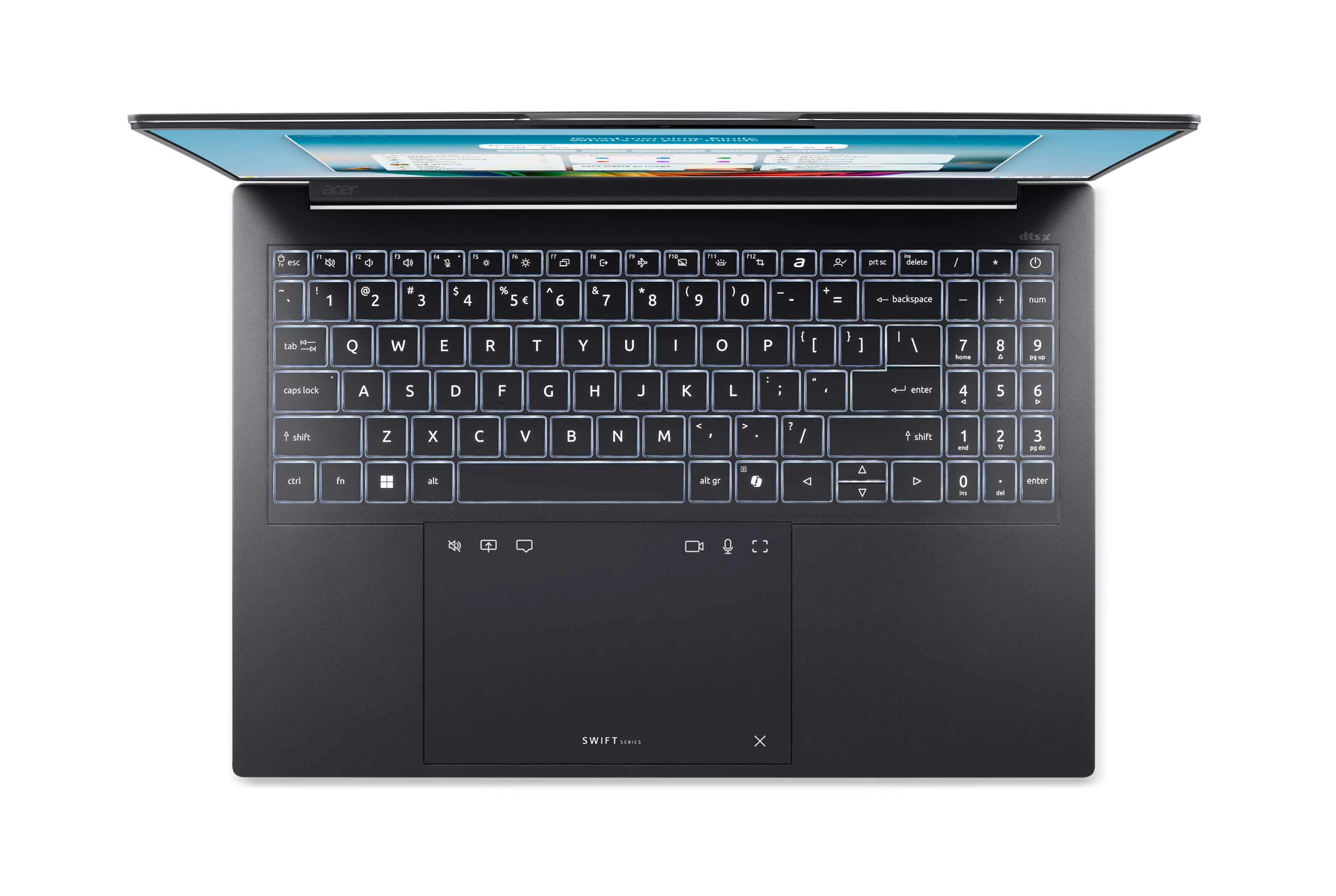 Acer Swift Go 16 AI SFG16-I71 - 180°-Scharnierdesign - Intel Core Ultra 9 386H / 2.1 GHz - Evo - Win